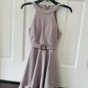 Emerald Sundae Sparkling Gray Dress